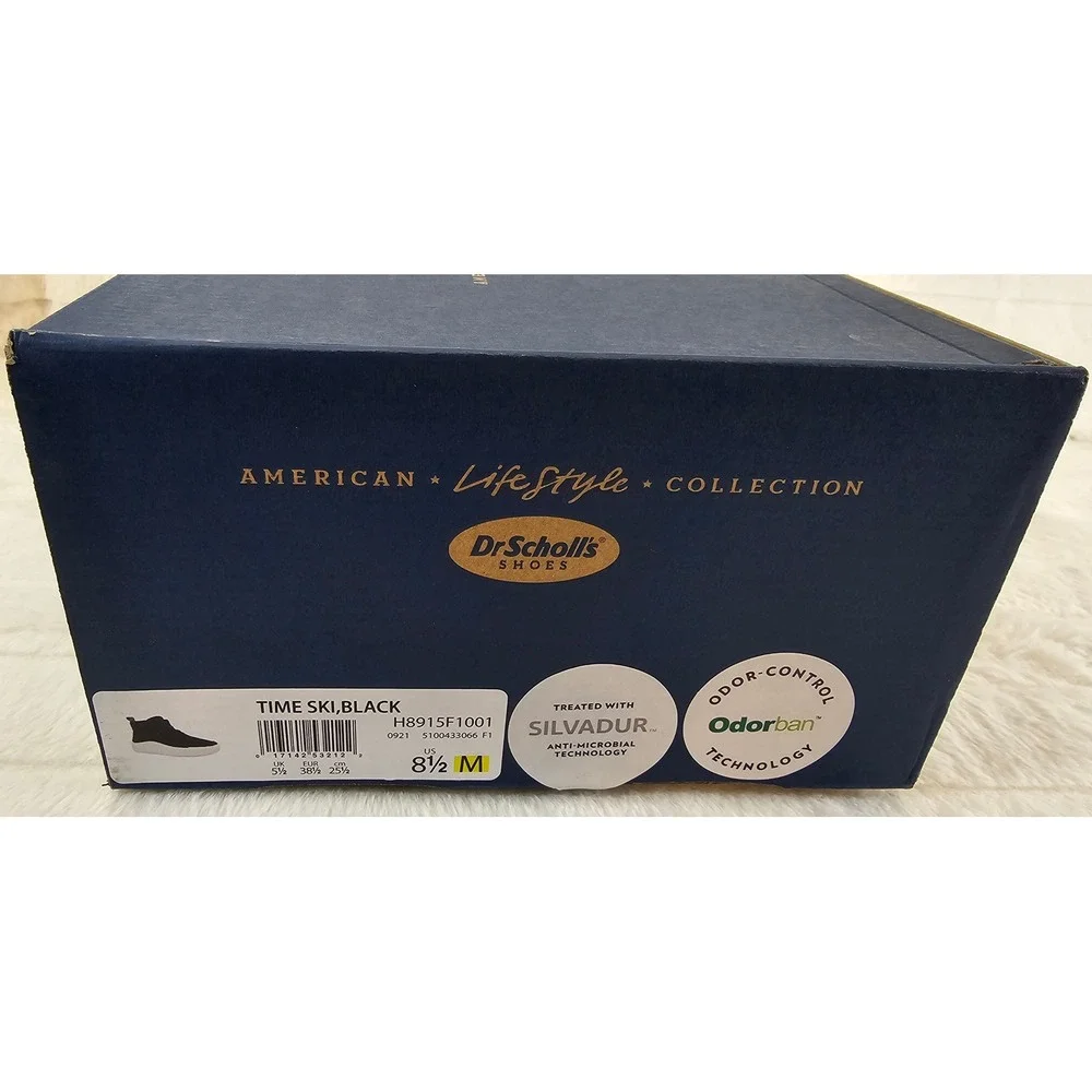 Dr Scholls Time Ski Black Water Resistant‎ Booties Women's Size 8.5 M